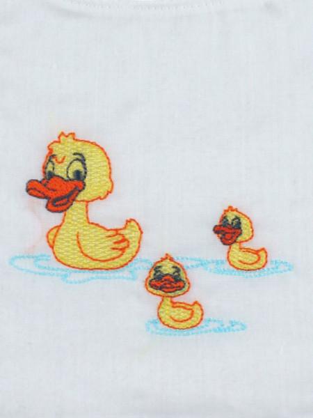 bavaglino unisex in cotone. bavaglino paperelle 2