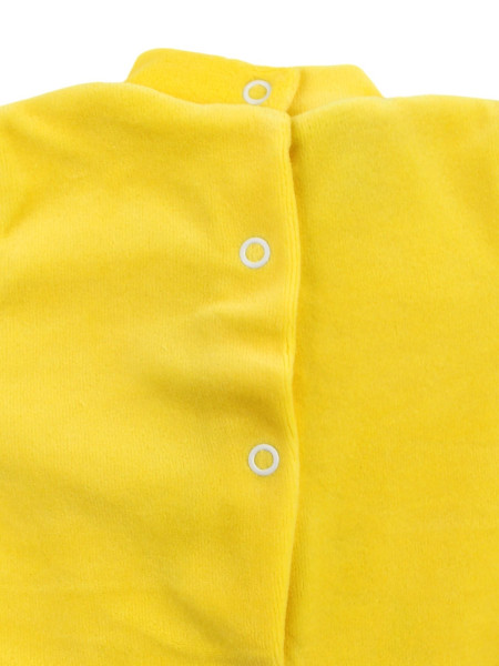 Tutina Neonato ciniglia monocolore. Tutina Un dolce saluto 3