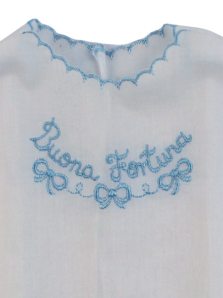 camicina nascita neonato buona fortuna in cotone. Camicina Lucky 2