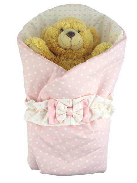 sacco nanna double face pois in cotone imbottito 2