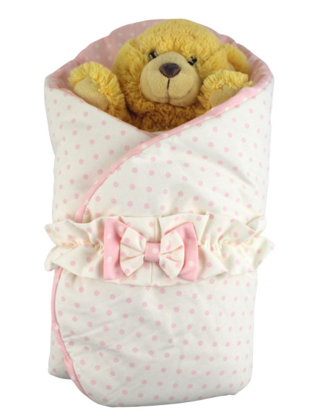 sacco nanna double face pois in cotone imbottito 4