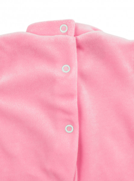 Tutina Neonato ciniglia monocolore. Tutina Un dolce saluto 3