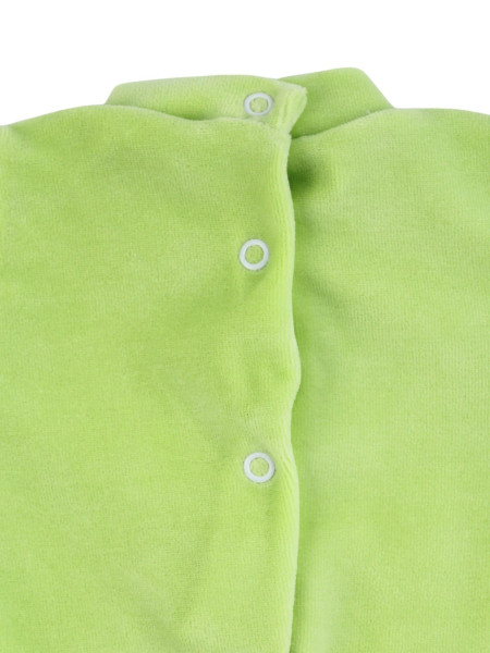 Tutina Neonato ciniglia monocolore. Tutina Un dolce saluto 3