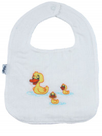 bavaglino unisex in cotone. bavaglino paperelle