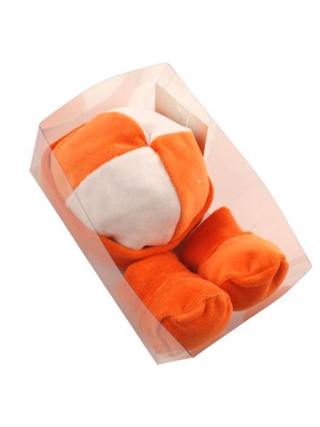 cappellino neonato, scarpine neonato in ciniglia foderato 3