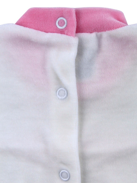 Completino neonata ciniglia. Vestina grande cuore 4