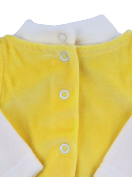 Tutina neonata ciniglia due pezzi con salopette. Tutina Sweet Cat 4