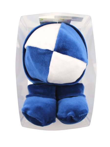 cappellino neonato, scarpine neonato in ciniglia foderato 2