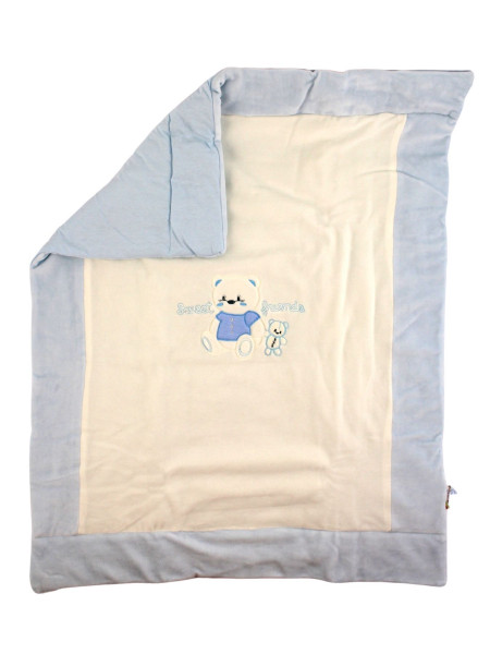 set copertina lenzuolo 4pz, cotone e ciniglia. Coordinato dolci amici 2