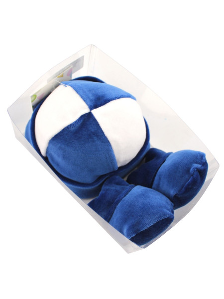 cappellino neonato, scarpine neonato in ciniglia foderato 3