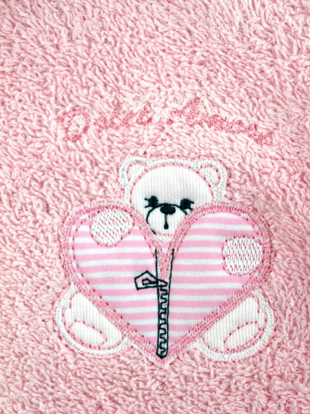 Accappatoio Neonato in cotone spugna, Accappatoio Zip, Made in Italy 2