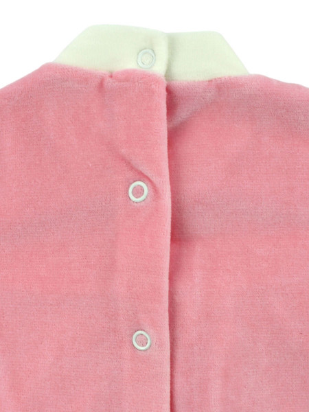 Completino neonata ciniglia. Vestina grande cuore 4