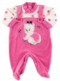 Tutina salopette neonata ciniglia. Tutina teddy bear
