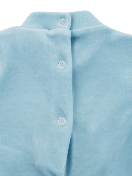 tutina in ciniglia monocole, tutina nastri e fiocchi 3