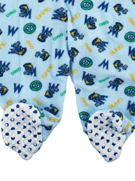 pigiama neonato in velour misto cotone. Caldo Pigiamone 4