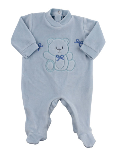 Corredino nascita neonato in ciniglia e in cotone, prodotto in Italia 3