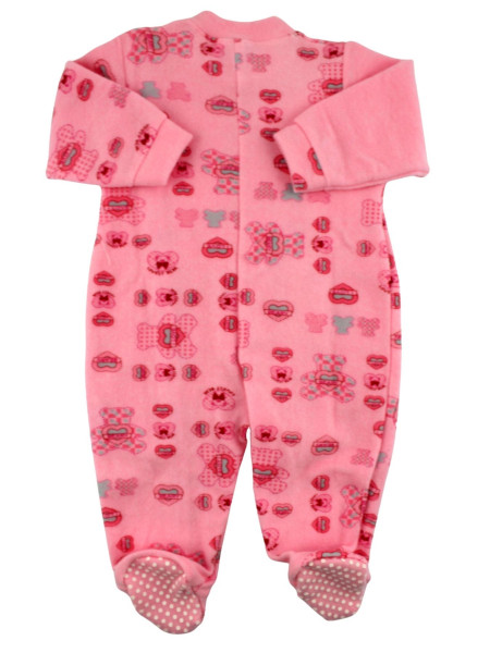 pigiama neonato in velour misto cotone. Caldo Pigiamone 3