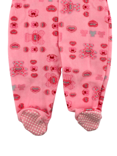 pigiama neonato in velour misto cotone. Caldo Pigiamone 4