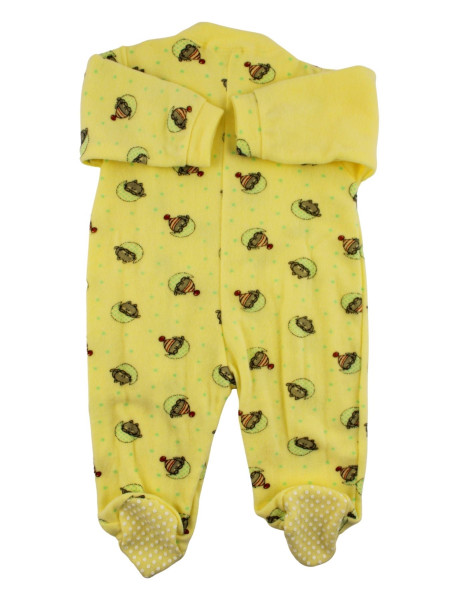 pigiama neonato in velour misto cotone. Caldo Pigiamone 3
