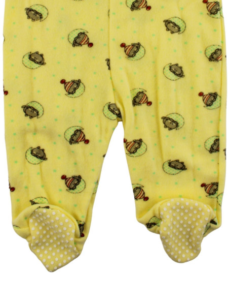 pigiama neonato in velour misto cotone. Caldo Pigiamone 4