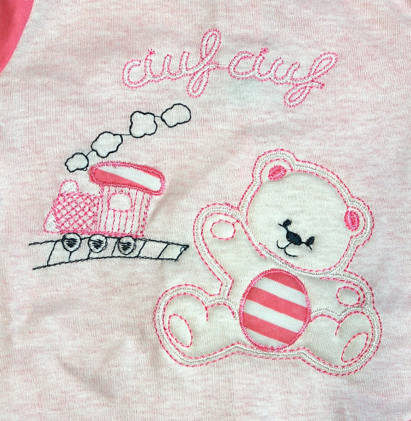 tutina neonato in cotone. tutina ciuf-ciuf 2