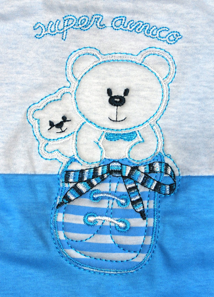 tutina in cotone super amico nella scarpa 2