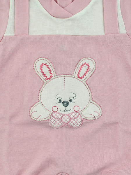 pagliaccetto cotone coniglietto con il fiocco 2