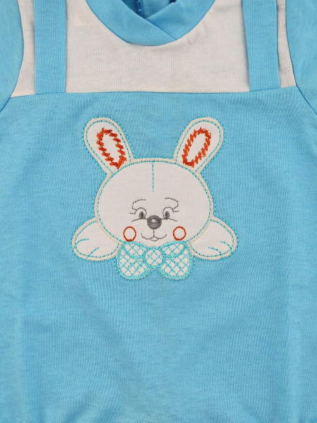 pagliaccetto cotone coniglietto con il fiocco 2