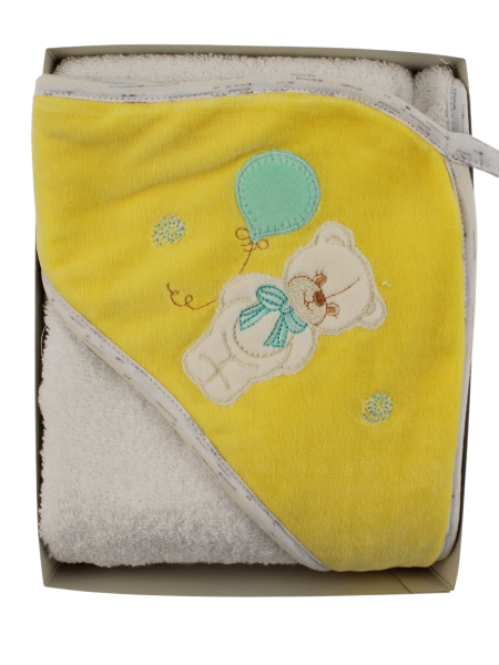 Accappatoio triangolo orsetto con palloncino  3