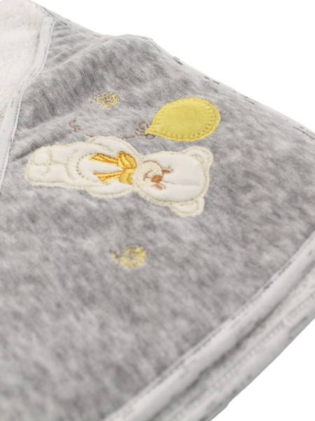 Accappatoio triangolo orsetto con palloncino  2