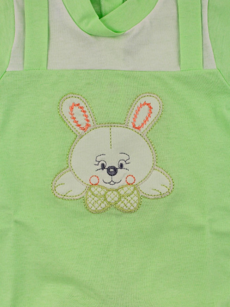 pagliaccetto cotone coniglietto con il fiocco 2