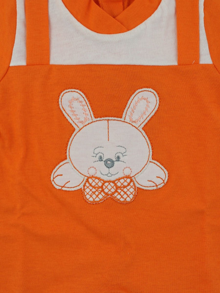 pagliaccetto cotone coniglietto con il fiocco 2