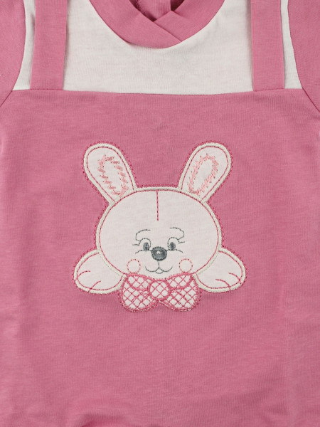 pagliaccetto cotone coniglietto con il fiocco 2