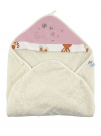 accappatoio neonato triangolo in spugna baby