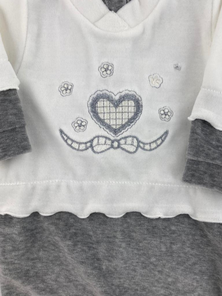 tutina neonata invernale in ciniglia  2