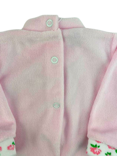 tutina neonata ciniglia prato fiorito 3