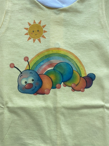 pagliaccetto neonato estivo in cotone bruchetto 2