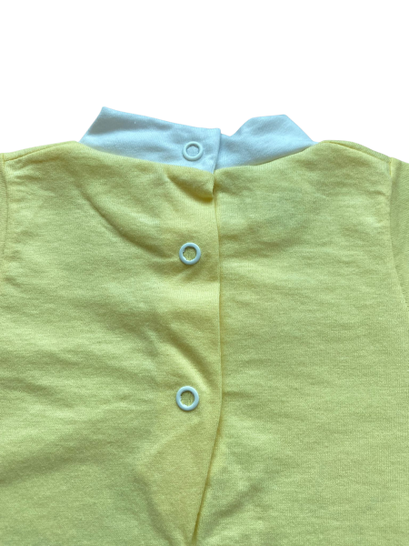 pagliaccetto neonato estivo in cotone lumachina 3