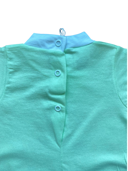 pagliaccetto neonato estivo in cotone bruchetto 3