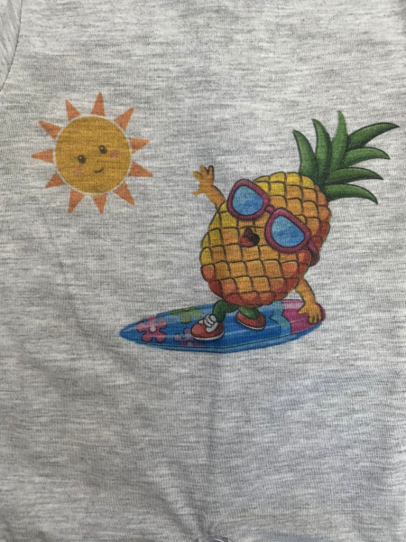 pagliaccetto estivo per neonato con stampa 2