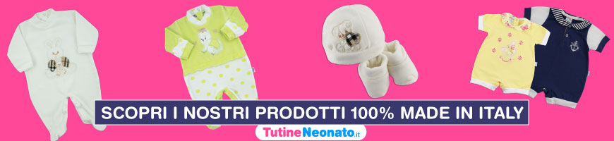 Abbigliamento Made in Italy per neonati