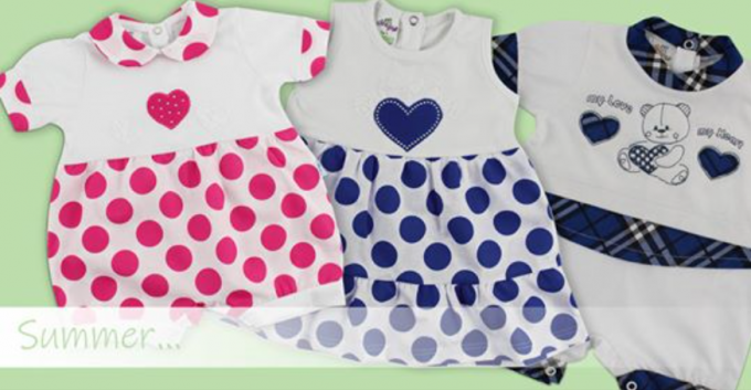 Pagliaccetti estivi per neonati