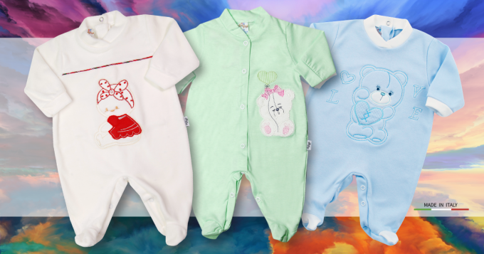 Tutine neonato Made in Italy la qualità del nostro paese