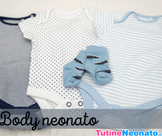 body in cotone per neonato